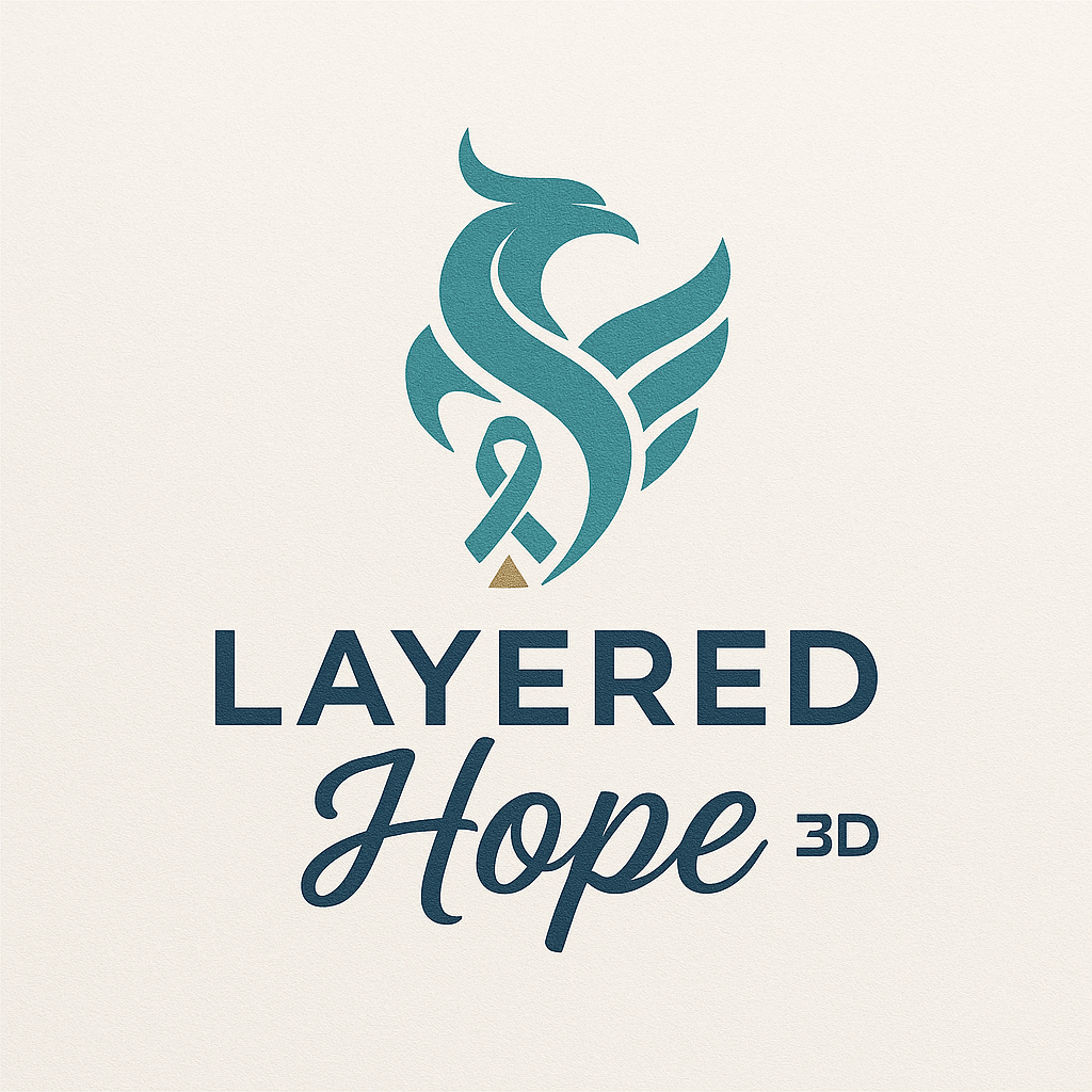 Layered Hope 3D Logo